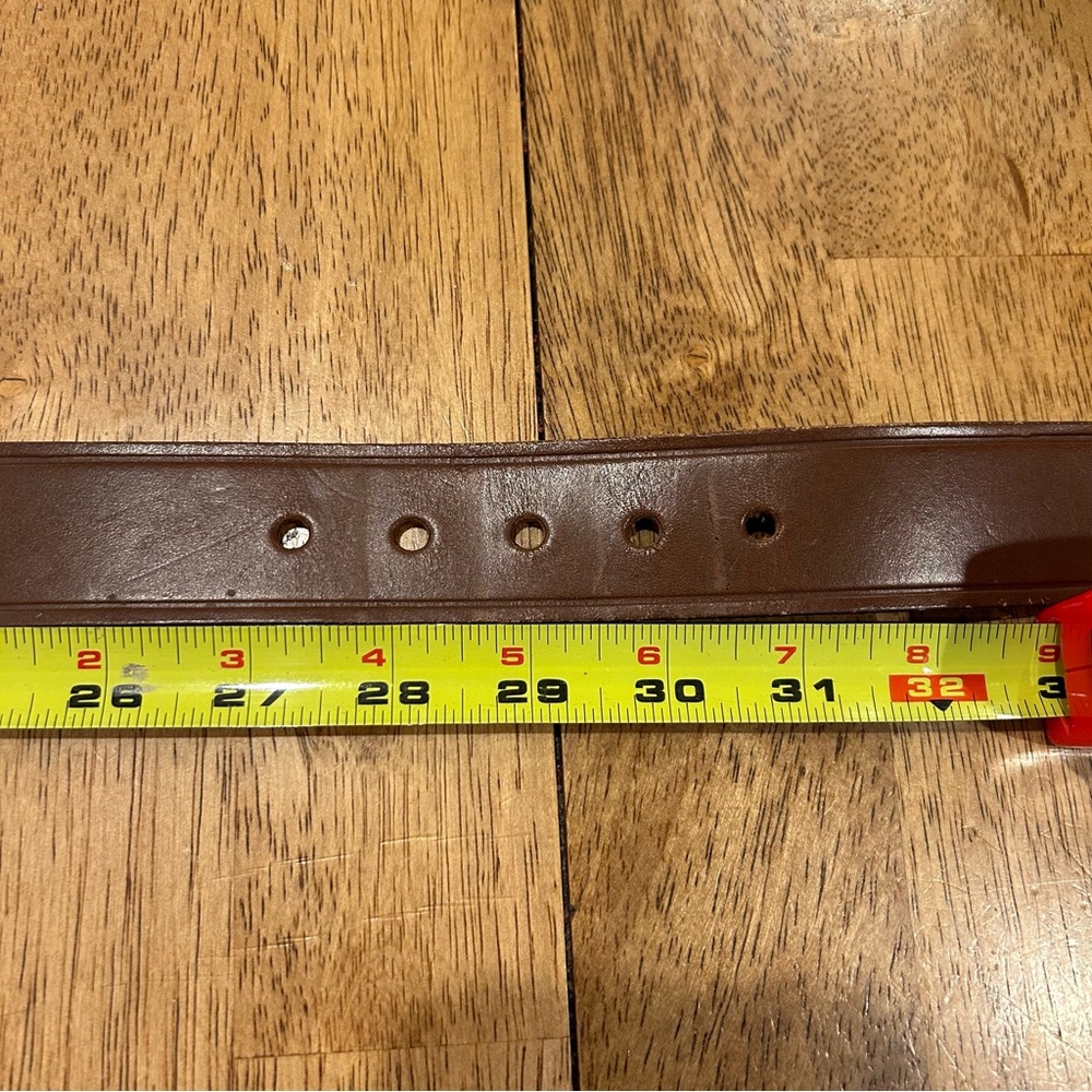 Ann Taylor Brown Leather Belt M (30-31) - Picture 8 of 9